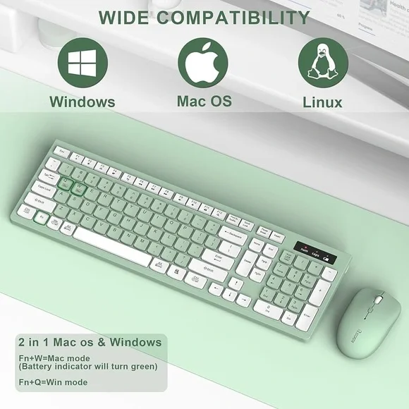 Wireless Keyboard & Mouse Set - Picture 5 of 10